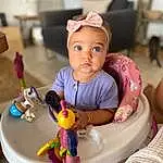 Jouets, Dress, Rose, Baby & Toddler Clothing, Bambin, Enfant, Baby, Assis, Doll, Happy, Fun, Event, Chair, Baby Products, Room, Plastic, Toy Vehicle, Riding Toy, Play, Sweetness, Personne