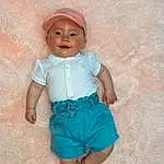 Peau, Sleeve, Doll, Baby & Toddler Clothing, Rose, Jouets, Waist, T-shirt, Enfant, Sourire, Electric Blue, Fashion Design, Barefoot, Denim, Happy, Day Dress, Peach, Fun, Wig, Pattern