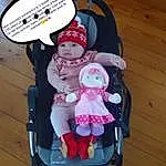 Baby & Toddler Clothing, Rose, Baby Carriage, Baby, Bambin, Bois, Magenta, Baby Products, Hardwood, Bag, Fashion Accessory, Luggage And Bags, Carmine, Font, Fictional Character, Baby Sleeping, Stuffed Toy, Baby Toys, Baggage, Personne, Headwear