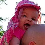 Baby Products, Joue, Enfant, Yeux, Fun, Fille, Happiness, Headgear, BÃ©bÃ©, Mouth, Nez, Personne, Rose, Peau, Sourire, Bambin
