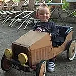 Vehicle, Car, Riding Toy, Classic Car, Bambin, Classic, Vintage Car, Personne, Joy