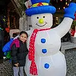 Snowman, World, Happy, Neige, Freezing, Fun, Event, Recreation, Holiday, Hiver, Sourire, Party Supply, Bambin, Chapi Chapo, NoÃ«l, DÃ©guisements, Personne, Joy
