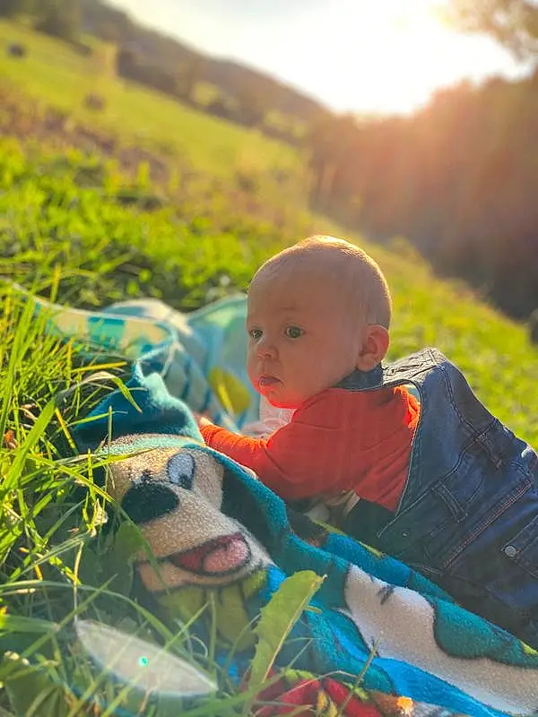 Plante, Light, Ciel, Leaf, People In Nature, Happy, Sunlight, Herbe, Baby & Toddler Clothing, Morning, Arbre, Leisure, Baby, Bambin, Grassland, Fun, Meadow, Landscape, Prairie, Personne