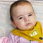 Visage, Nez, Hair, Joue, Peau, Head, Lip, Chin, Eyebrow, Yeux, Facial Expression, Mouth, Human Body, Baby & Toddler Clothing, Sleeve, Iris, Pumpkin, Happy, Personne