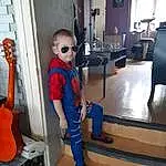 Shoe, Sunglasses, Jambe, Goggles, Debout, Musical Instrument, Bois, Eyewear, Guitar, Technology, Boot, Electric Blue, Luggage And Bags, Machine, Personal Protective Equipment, Room, Carmine, Enfant, Personne