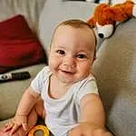 Nez, Visage, Joue, Peau, Sourire, Head, Photograph, Blanc, Baby Playing With Toys, Happy, Orange, Baby & Toddler Clothing, Iris, Baby, Finger, Bambin, Comfort, Bois, Personne, Joy