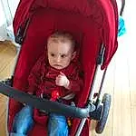 Baby Carriage, Baby Products, Enfant, Red, Baby Carrier, Bambin, Baby, Comfort, Play, Personne
